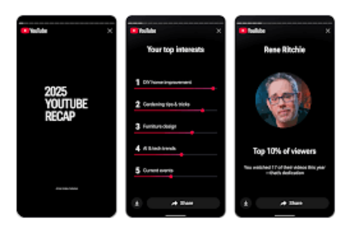 لاستعراض أبرز المحتوى خلال 2025  YouTube Recap  يوتيوب تطلق ميز