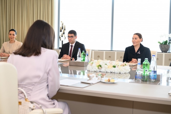 الأميرة للا حسناء تلتقي بباكو فخامة السيدة مهريبان علييفا السيدة الأولى لجمهورية أذربيجان الأميرة للا حسناء تلتقي بباكو فخامة السيدة مهريبان علييفا السيدة الأولى لجمهورية أذربيجان