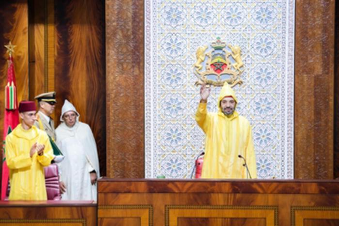 جلالة الملك يفتتح السنة التشريعية أمام مجلسي البرلمان جلالة الملك يفتتح السنة التشريعية أمام مجلسي البرلمان