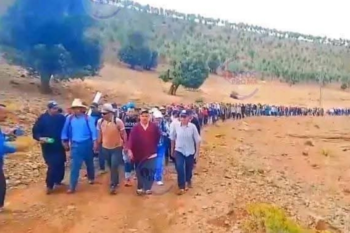 جمعية حقوقية تدخل على خط المسيرة الاحتجاجية لساكنة جماعة تبانت آيت بوكماز وتجلد حكومة أخنوش