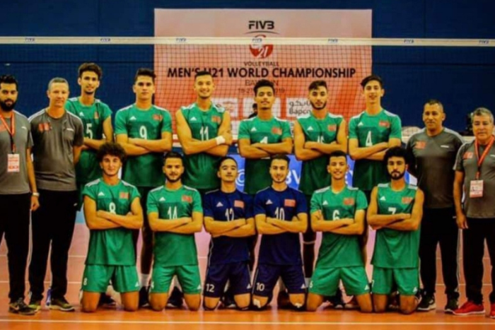 المنتخب المغربي لشباب الكرة الطائرة يفوز على رواندا في البطولة الإفريقية بالقاهرة
