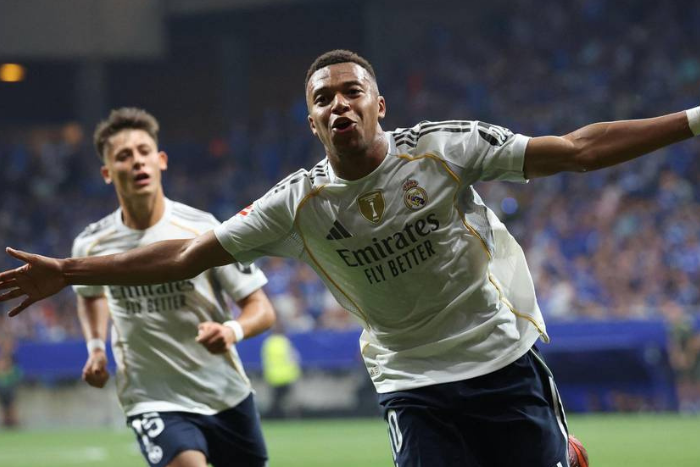 مبابي يقود ريال مدريد للفوز الرابع تواليا في الليغا