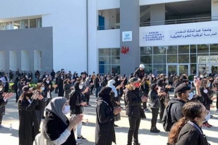 طلبة الهندسة يحتجون بسبب اختلالات في المباراة الوطنية المشتركة ويهددون بالتصعيد