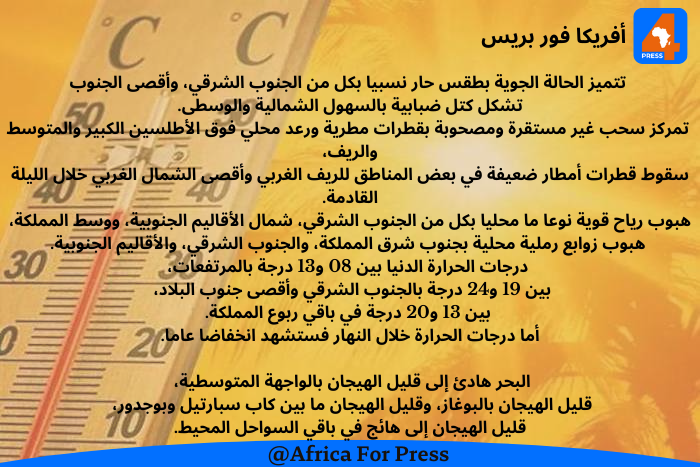 حالة الطقس بالمملكة يومه السبت حالة الطقس بالمملكة يومه السبت