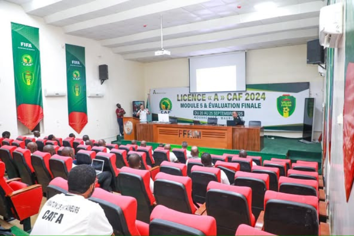 في موريتانيا A  أطر مغربية تؤطر أول دورة للحصول على رخصة التدريب كاف