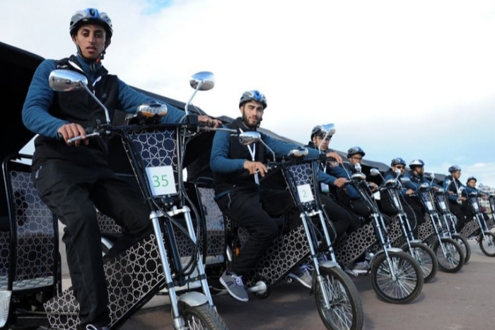  الرباط في عصر دراجات الأجرة الصديقة للبيئة