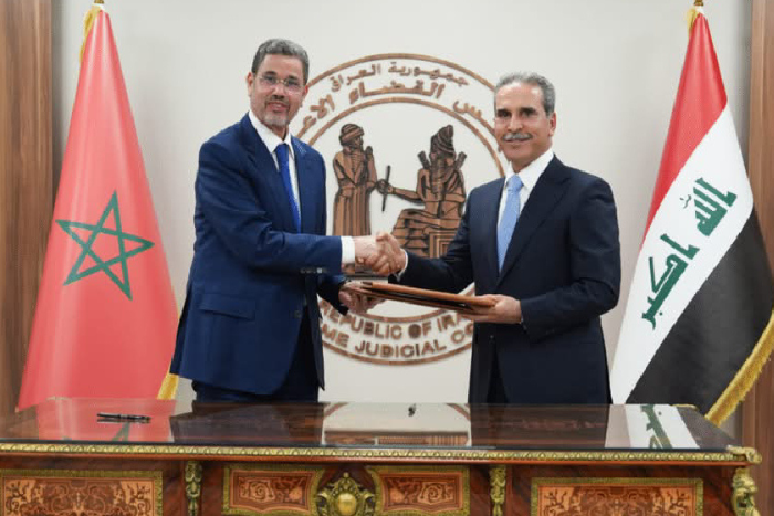 مذكرة تفاهم بين المغرب والعراق لتعزيز التعاون القضائي