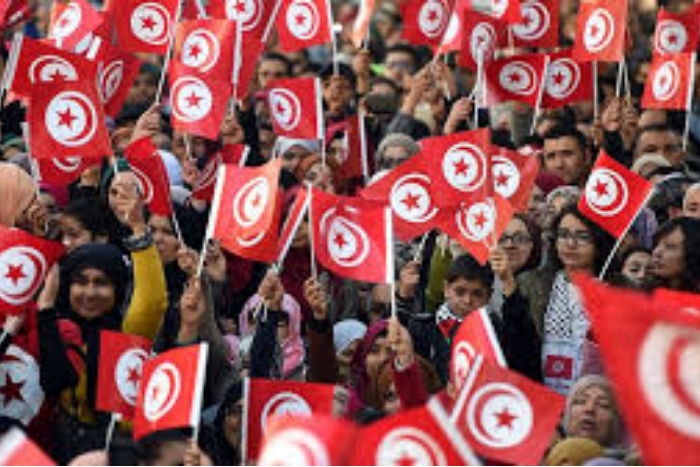 تونس تنديد بالقمع السياسي لقيس سعيد في شوارع العاصمة تونس تنديد بالقمع السياسي لقيس سعيد في شوارع العاصمة