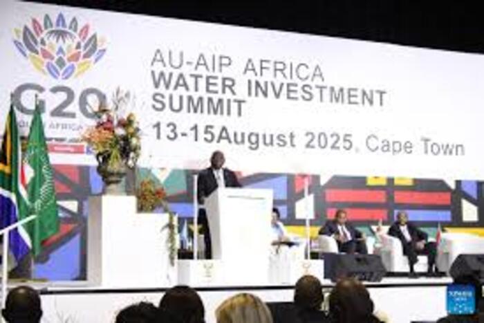 القمة الإفريقية الأولى حول الماء بجنوب إفريقيا تدعو إلى تمويل إضافي لتحقيق الأمن المائي للقارة القمة الإفريقية الأولى حول الماء بجنوب إفريقيا تدعو إلى تمويل إضافي لتحقيق الأمن المائي للقارة