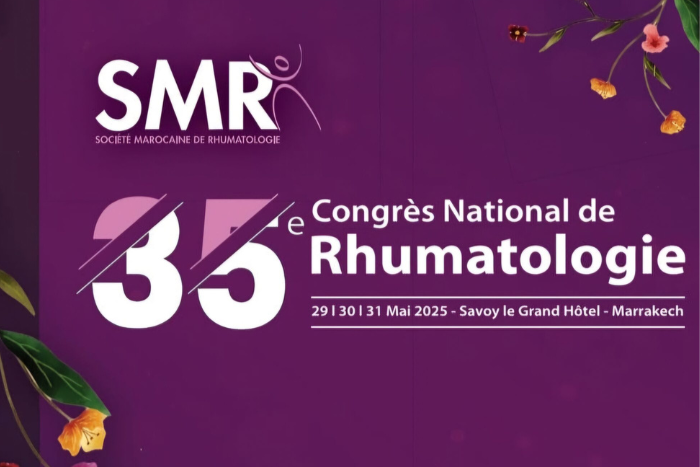 مراكش تحتضن المؤتمر الوطني لطب الروماتيزم وسط دعوات لتعزيز البحث وتعميم العلاجات الحديثة مراكش تحتضن المؤتمر الوطني لطب الروماتيزم وسط دعوات لتعزيز البحث وتعميم العلاجات الحديثة