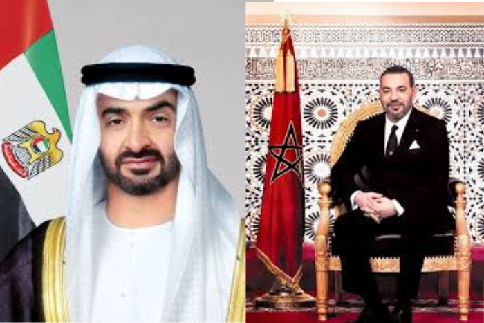 الشيخ محمد بن زايد يهنئ الملك محمد السادس بمناسبة عيد العرش