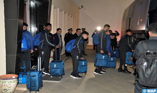 وصول بعثة نادي الهلال السعودي إلى مطار الرباط -سلا