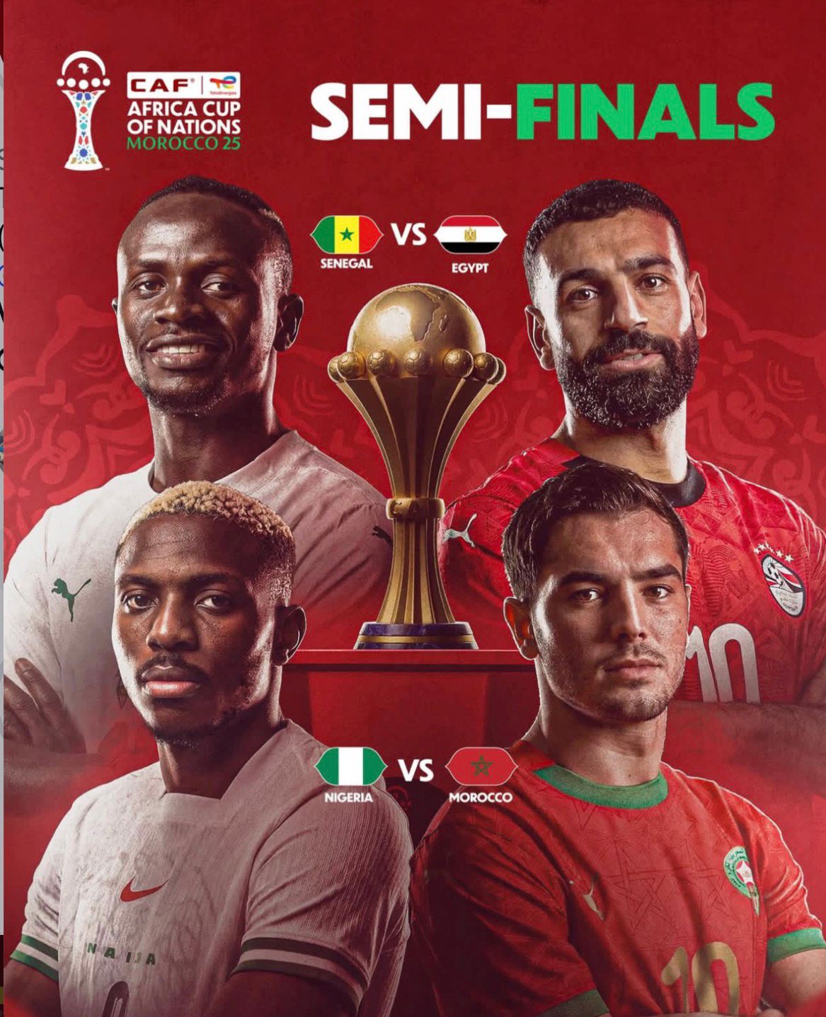 نهائيات كأس إفريقيا 2025 تدخل مرحلة الحسم في صراع المربع الذهبي