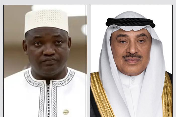 رئيس غامبيا يعبر لولي عهد الكويت هاتفيا عن إدانته للهجمات الإيرانية الأخيرة