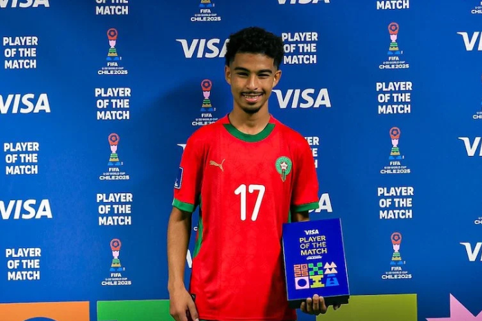 جسيم ياسين يلفت الأنظار في ودية المغرب والإكوادور