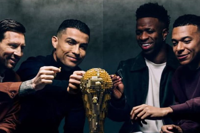 قبل مونديال 2026LEGO ميسي ورونالدو ومبابي وفينيسيوس يجتمعون في حملة عالمية لـ